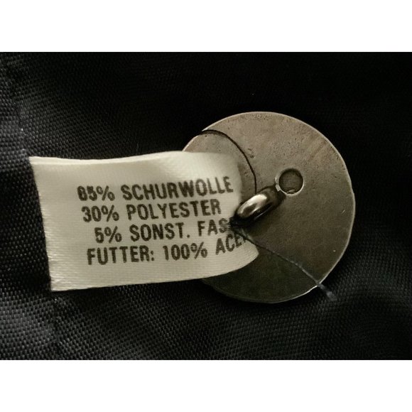 VINTAGE ALPHORN TRACHTEN 38 M Puffed Sleeve Embroidered Duck Blazer Wool Blend - Picture 8 of 8